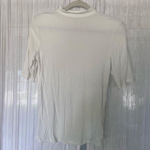 A New Day Mock Neck Ribbed Top